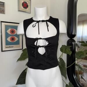 Tiger Mist Elysia Top in Black SZ Small